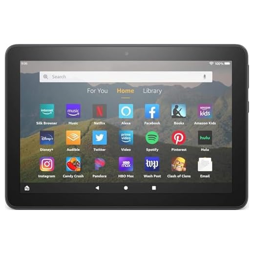 Fire HD 8 tablet, 8" HD display, 32 GB, (2020 release), designed for portable entertainment, Black