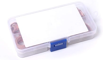 Bomcomi 120PCS 8 Tama?os Arandelas de Cobre s?lido de sumidero Las buj?as de la Plana Anillo de Sellado de Juntas Kit para el Barco Crush Lavadora Accesorios Hardware Bomcomi 120PCS 8 Tama?os Arandelas de Cobre s?lido de sumidero Las buj?as de la Plana Anillo de Sellado de Juntas Kit para el Barco Crush Lavadora Accesorios Hardware