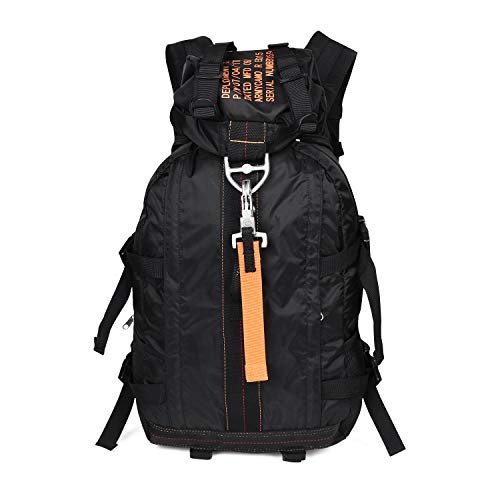 Greencity Parachute Nylon Tactical Backpack Black