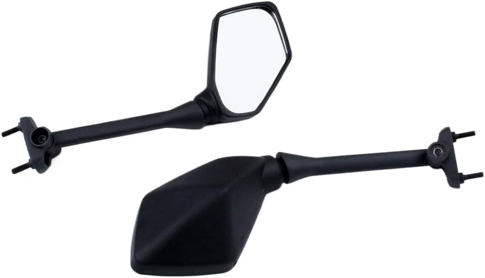 Motorcycle Mirrors Compatible with 650R (2009-2013), 400R (2010-2012), Z1000SX, ER6F, and B Models