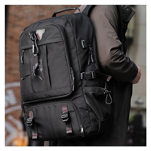 Large Capacity Backpack for Men 60L/80L Mountaineering Bag Business Outdoors Backpack Mens Travel Multifunctional Bag(24 * 16 * 9inch)2