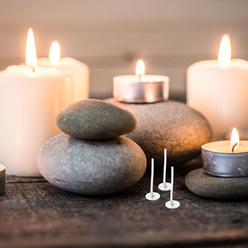 GALPADA 240 piezas mechas para hacer velas con núcleo de aluminio miniatura 7