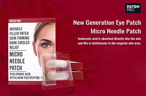 PATCH PRO MICRO NEEDLE PATCH 8pcs, self-dissolving microneedle patch, facial anti-wrinkle patches - Image 3