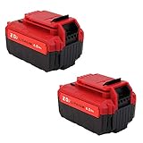 2Pack 6.0Ah PCC685L 20V Battery Replacement for Porter Cable 20Volt MAX Lithium Batteries PCC685L...