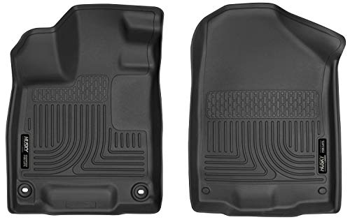 Husky Liners Fits 2016-20 Honda Pilot Elite/EX/EX-L/LX/Touring, 2019 Honda Pilot Passport Weatherbeater Front