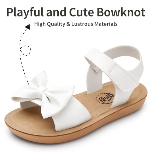 Image of Trary Toddler Sandals for Baby Girls Boys Summer Sandals Cute Kids Shoes Lightweight Open Toe Sandals Beach Holiday Unisex Child Sandals