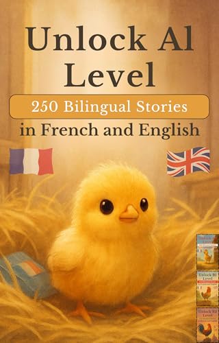 Unlock A1 Level with 250 Bilingual Stories in French and English (Unlock Bilingual French & English)