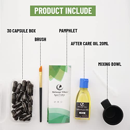 Melange Vibes Medium Brown Eyebrow Henna Tinting Kit #TOP18