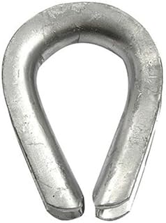 DuraBrite Galvanized Steel Heavy-Duty Cable Thimbles - 1/4