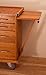 Gerstner International GI-R24 Red Oak 5-Drawer Rolling Cabinet
