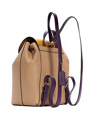 COACH Womens Kleo Backpack (IM/Taupe Multi) - Image 3