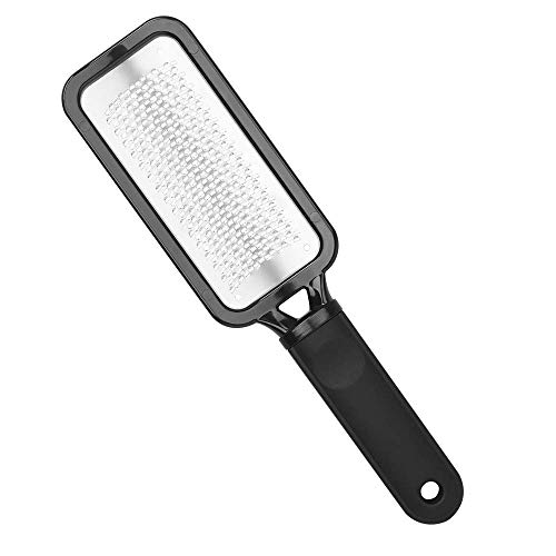 Foot File Foot Rasp Callus Remover for Dry and Wet Feet Exfoliates Stainless Steel Foot Scrubber to Remove Hard Skin Professional Pedicure Tool