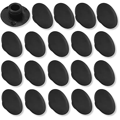 cyclingcolors 20x Abdeckkappen M8 schwarz schraubenkappen Innensechskant Zylinderschrauben Schutzkappen CHC FHC Cover