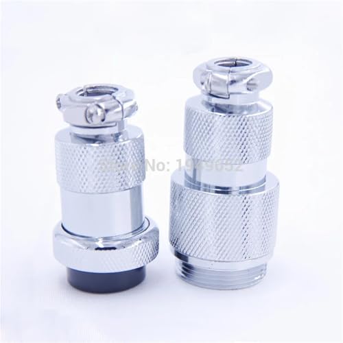 Conector circular GX25D de 25 mm con estructura metálica y pines de alta precisión 5