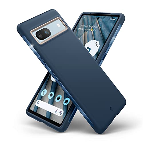 Image of Spigen Cyrill UltraColor | Google Pixel 7a Case | Blue Pixel 7a Back Cover | TPU+Poly Carbonate - Deep Sea