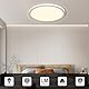 LQWELL® Deckenleuchte LED Deckenlampe, IP44 Wasserfest Badlampe Rund Flach 18W 4000K 1980LM Modern Schlicht Lampe Dünn für Wohnzimmer Badezimmer Schlafzimmer Küche Balkon Keller Büro, 220 * 24mm