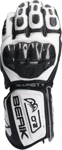 BERIK G-10488-BK - Guanti in bianco e nero, taglia 3XL