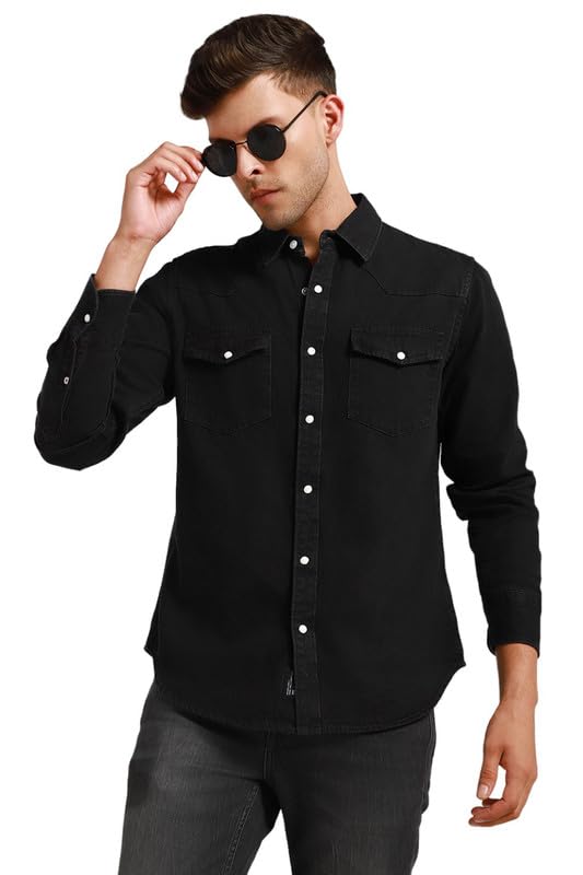 Image of Dennis Lingo Men's Rayon Blue Printed Relaxed Fit Cuban Collar Half Sleeve Casual Shirt