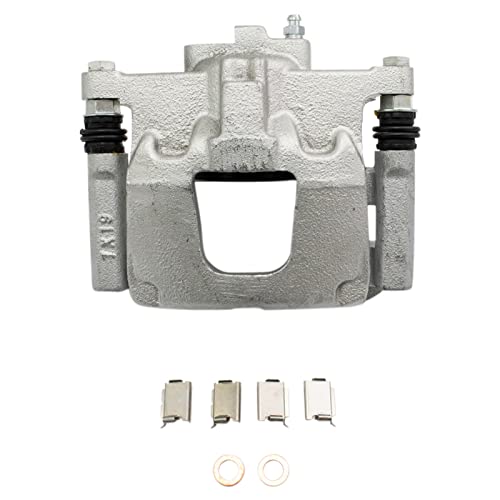 Image of TRQ Rear Brake Pad and Rotor Set Ceramic Rotors Calipers