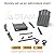 Mdeam Folding Adirondack Chair with Retractable Ottoman, HDPE All-Weather Fire Pit Chair with 2 Cup Holders, Outdoor Chair for Deck Patio Garden Backyard Lawn (Grey)