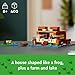 LEGO Minecraft The Frog House Building Toy for Kids, Minecraft Toy Featuring Animals, a Toy Boat and Mob Figures, Gaming Gift for Girls and Boys Ages 8 and Up, 21256