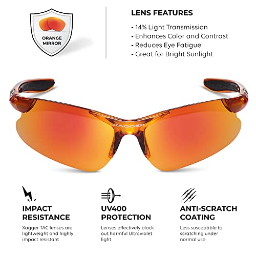 Image of Kids Youth Polarized Sports Sunglasses for Boys Girls Baseball Softball Glasses TR90 Frame