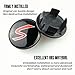 4PCS Car Wheel Center Cap 54mm S Logo Compatible with Mini Cooper Clubman Countryman Paceman Wheel Center Covers