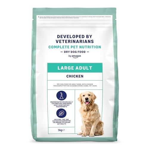 by Amazon Cibo secco premium per cani adulti pollo grande 3 kg 1 confezione