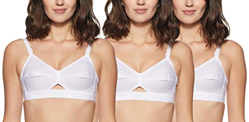Rupa Softline Women’S Full Cup Bra (Karuna_Wht_28B) (Pack Of 3)