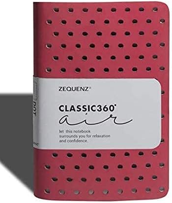 - A6- Dotted Notebook – Red| 256 Pages, 70 GSM | Soft Cover, 360° Flexible Binding |Handmade| Ideal for Bullet Journaling| Air Series