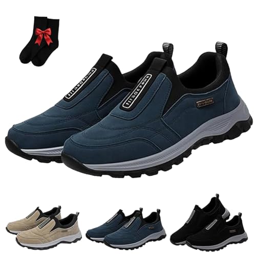 Ideacloth Shoes for Men, Enjerr Mens Shoes, Ideacloth Orthopedic Shoe for Men, Men's Comfortable Waterproof Breathable Orthopedic Walking Shoe, Arch Support Breathable Light Non-Slip