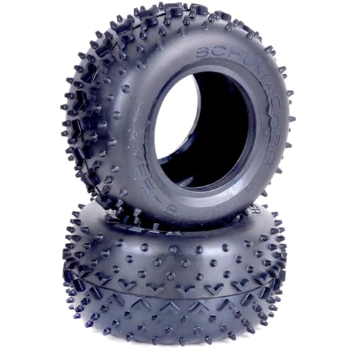 Schumacher Racing U6502 - VEE 2 Blue Truck Tires, Front (2)