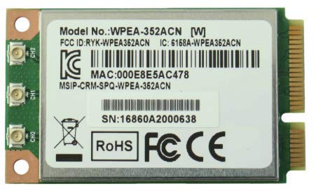 SparkLAN WPEA-352ACNRB 802.11ac/abgn PCI Express Mini Card