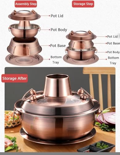 Marmite de cuisson chinoise en acier inoxydable pour réussir votre shabu hotpot à la maison