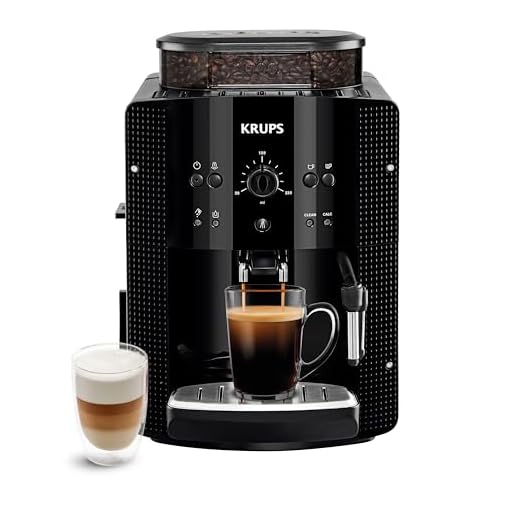 A découvrir pour les amateurs de café ! 13 Krups YY8125FD Machine à Expresso Automatique avec Broyeur à Grains Essential Cafetière Café Grains Pression 15 Bars Noir