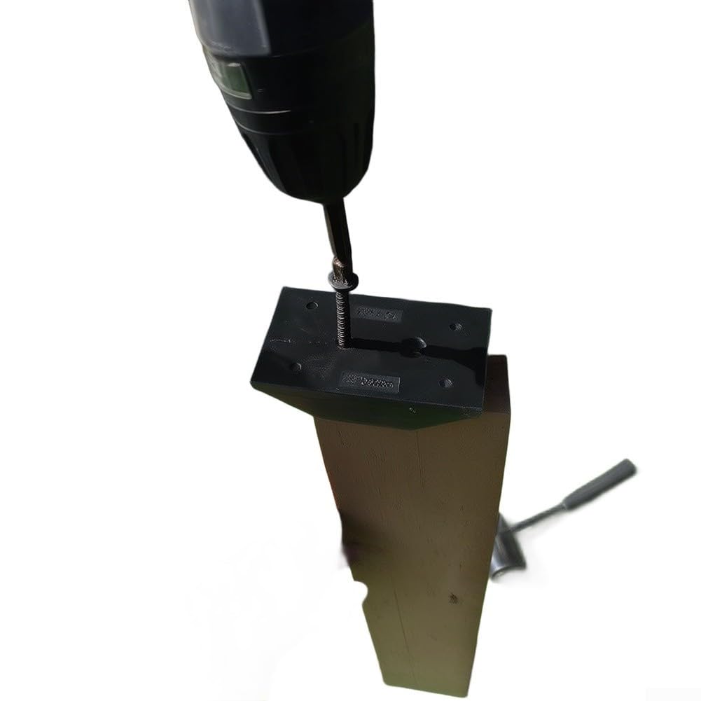 Base Anclaje Poste 20 Unidades Exterior Base Anclaje Poste 20(20) | Nylon , color negro, para ideal clima húmedo, evita , uso exterior
