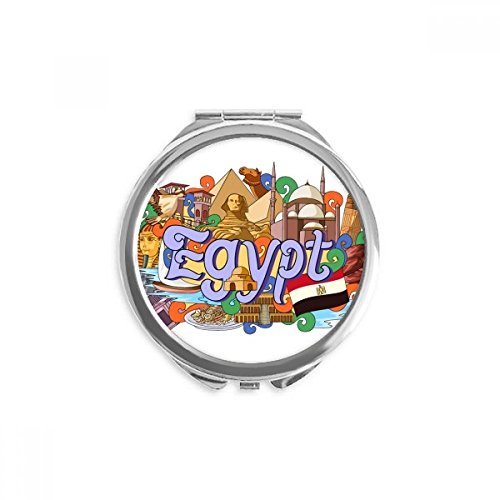 Miroir portable Égypte pour vos retouches maquillage au quotidien et en voyage