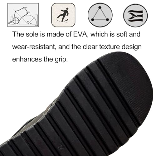 Women's Leather Low Top Wedge Gothic Booties Comfort Round Toe Lug Sole Platform Lace Up Rave Boots Fashion Buckle Breathable Party Punk Ankle Boots4