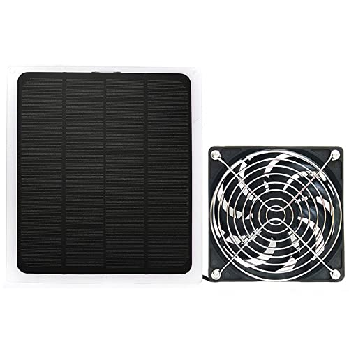 Ventilador de panel solar 10w impermeable con extractor automático para exterior 2