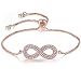 Produktbild AlonSwallow Einstellbare Infinite 8-Shaped Armband, einfache Persönlichkeit Pull-Armband, Dame-Armband-Schmucksachen