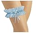 Produktbild BrautChic - Strumpfband zur Hochzeit - Brautstrumpfband CLASSIC - Elastische Weiche Spitze - MUST HAVE - Hochzeitsgeschenk Brautaccessoires - BLAU