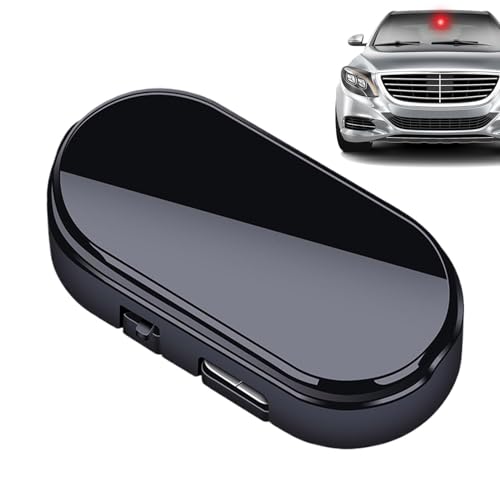 Luce di allarme solare per auto, luce di sicurezza a energia solare, allarme antifurto, maggiore sicurezza, design realistico, 5 cm, per e camion