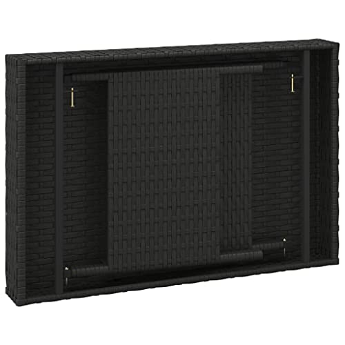 Table d'appoint pliable 60x40x38 cm table basse bout de canapé