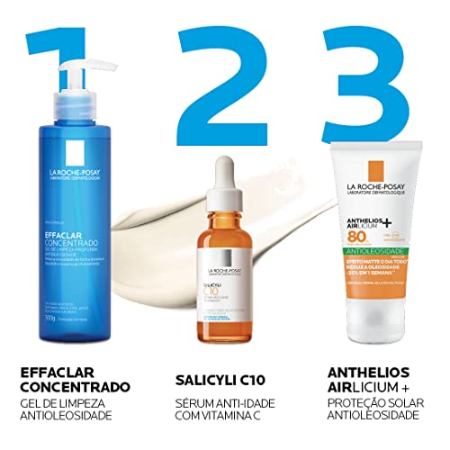 La Roche-Posay, Anthelios Airlicium, Protetor Solar Facial Antioleosidade, Controle e Redução da Ole