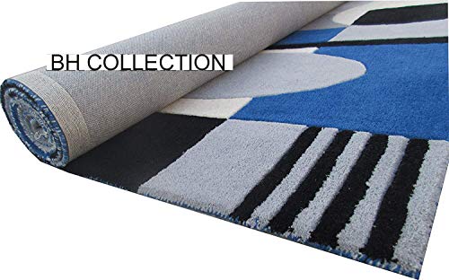 Image of Classical Look Plain Handmade Tufted Carpet with Super Soft & Pure Woolen Carpet for Your BEDROOMS & Living Room with 1 INCH Pile Height 6.0 X 9.0 FEET (180x270 cm) Multi