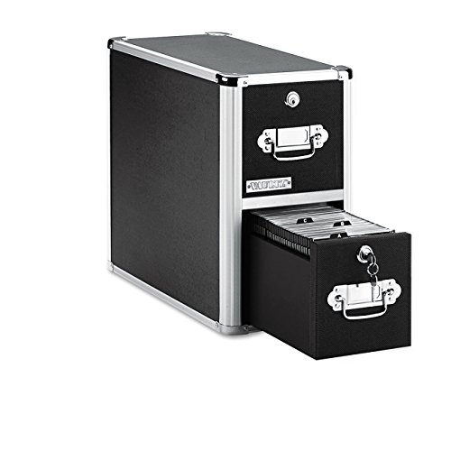 Vaultz Locking CD File Black