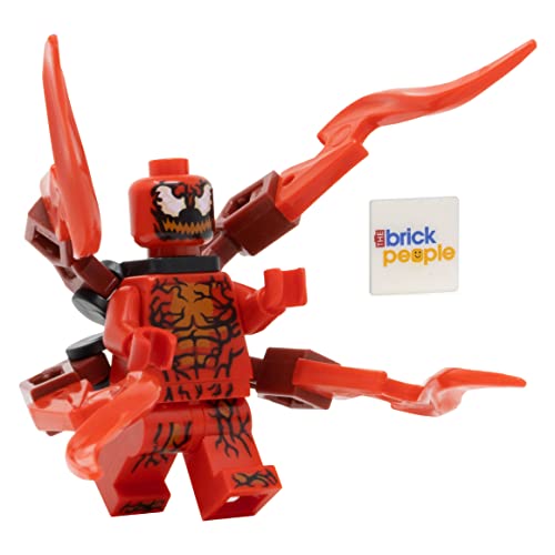 LEGO Superhelden: Carnage Minifigur mit Anhängen und rotem Umhang