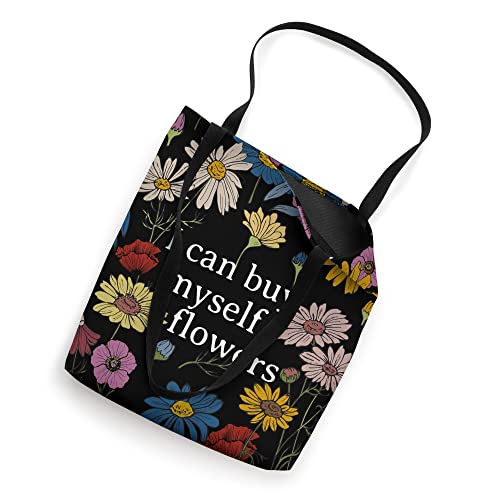I Can Buy Myself Flowers Woman Retro Summer Aesthetic Tote Bag miniatura 2