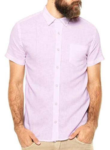 Camisa Social Manga Curta Slim Fit