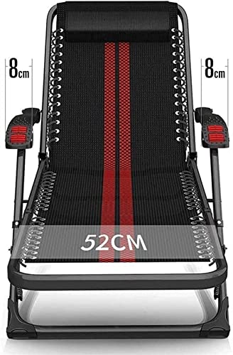 Silla reclinable portátil de gravedad cero para aliviar la espalda en la terraza 4